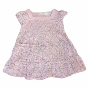 GenuineBaby Pink Floral Dress w/Bloomers sz 6M Girls